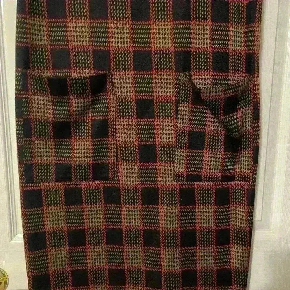 Zara plaid maxi dress women’s size M - Picture 4 of 5